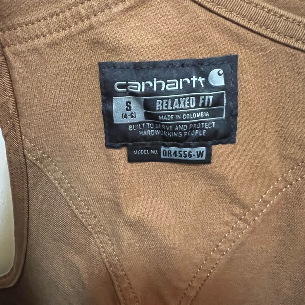 CARHARTT WOMEN'S RUGGED FLEX®
RELAXED FIT TWILL BIB OVERALL - Picture 7 of 9